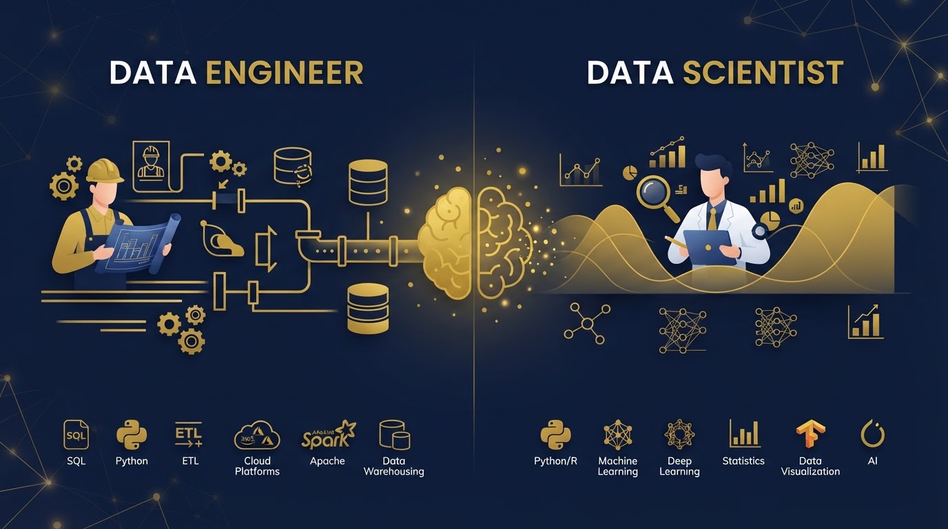 Data Engineer vs Data Scientist in 2026: Roles, Skills, Salary and Which One Should You Choose