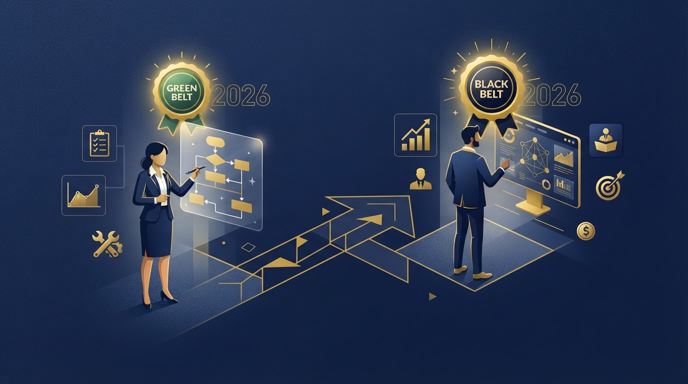 Lean Six Sigma Green Belt vs Black Belt in 2026: Which Belt Should You Take?