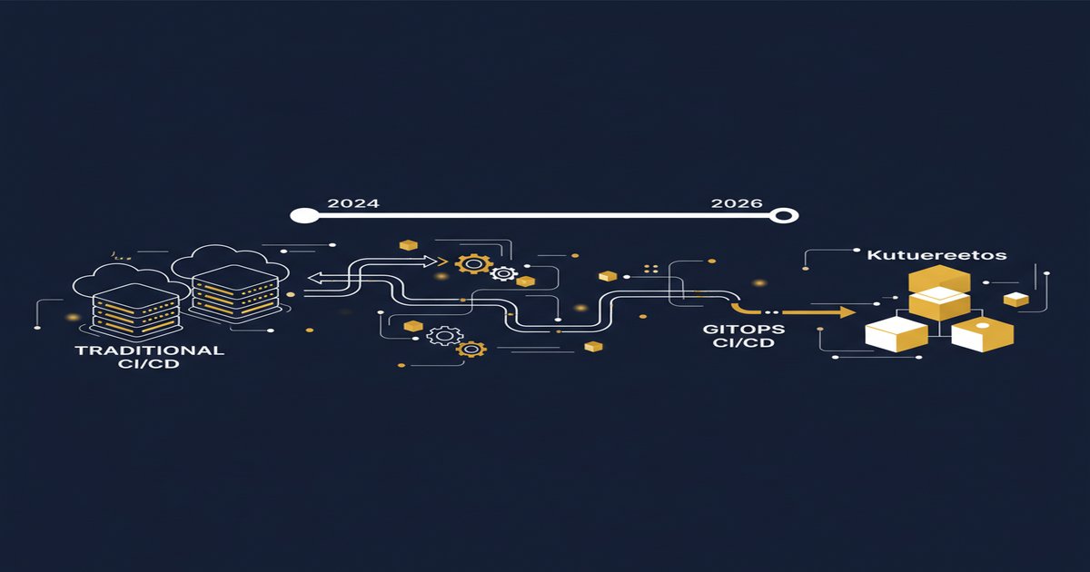 GitOps vs Traditional CI/CD in 2026: What Changes and What Does Not - illustrated guide by Learners Ink (Cloud & DevOps)