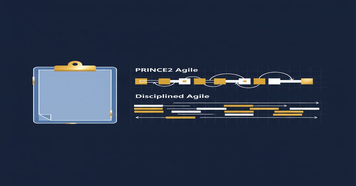 PRINCE2 Agile vs Disciplined Agile in 2026: Which Framework Fits Your Role - illustrated guide by Learners Ink (Project Management)