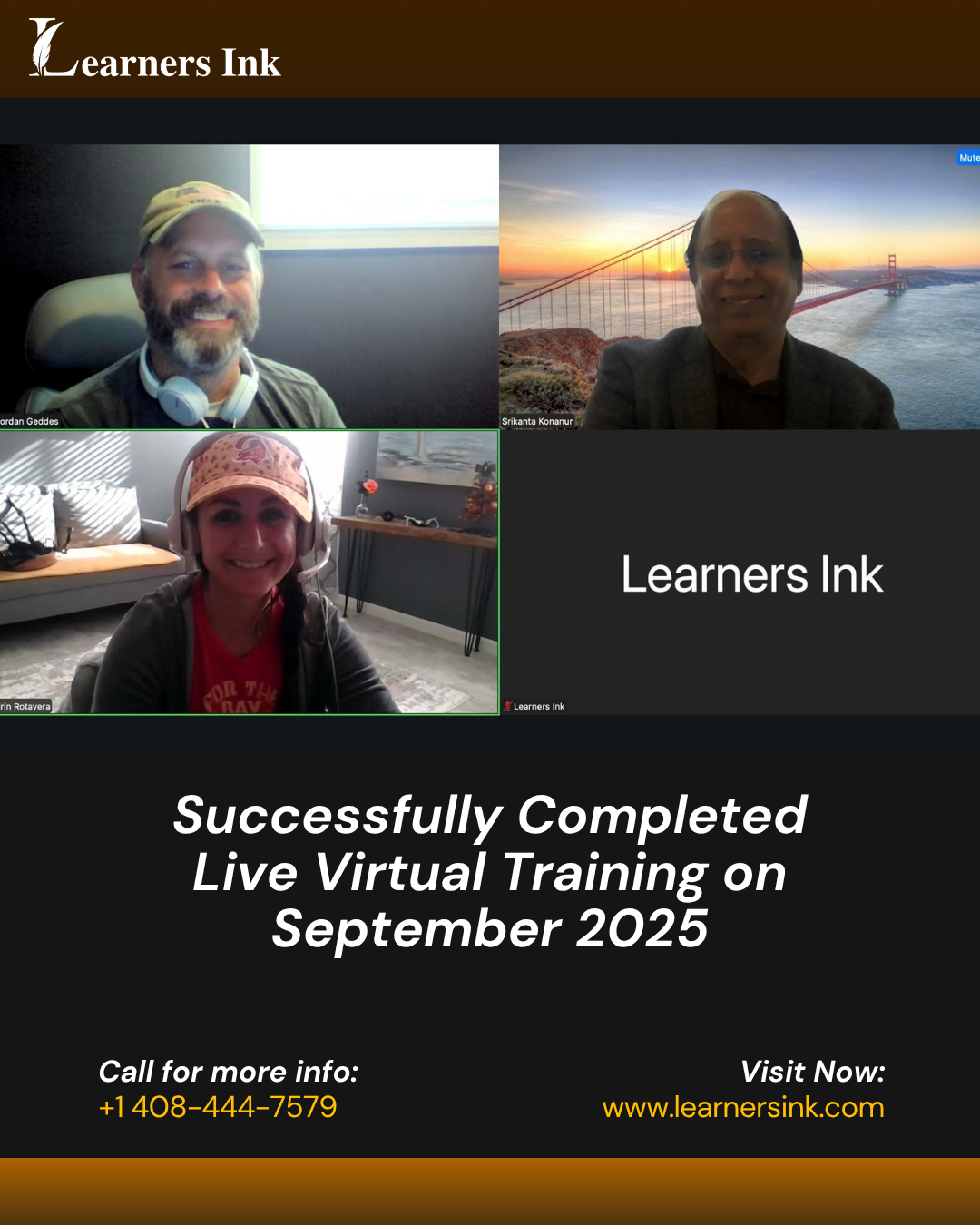 PMP Live Virtual Training, September 2025