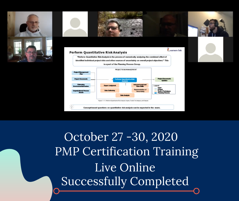 PMP Live Virtual Training, USA cohort