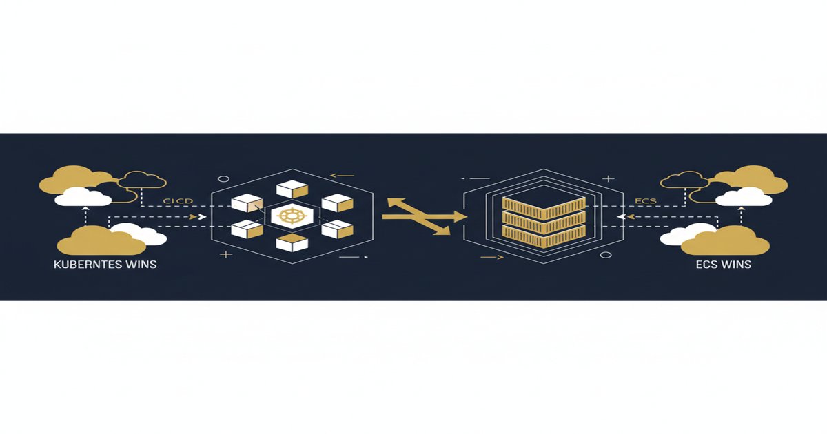 Kubernetes vs ECS in 2026: When Each Container Orchestrator Wins - illustrated guide by Learners Ink (Cloud & DevOps)